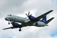 OH-SAS @ ESSA - Blue1 Saab 2000 approaching Stockholm Arlanda airport, Sweden. - by Henk van Capelle