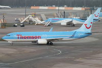 G-FDZY @ EGCC - Thomson - by Chris Hall