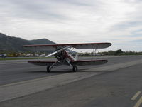 N32135 @ SZP - 1941 Waco UPF-7, Continental W670 220 Hp, taxi - by Doug Robertson