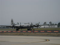 N529B @ SZP - 1944 Boeing B-29 SUPERFORTRESS 'FIFI', four Wright R3350-42 Cyclone 18 cylinder turbocharged radial engines 2,200 Hp each, taxi on #2 and #3 engines back after landing Rwy 26. - by Doug Robertson