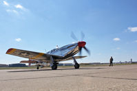 N251MX @ DAL - Collings Foundation P-51 at Dallas Love Field - by Zane Adams