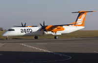 G-JEDN @ EGSH - Taxiing to stand 7 for de-icing. - by Matt Varley