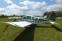 G-BPIZ @ EGHP - at the LAA Microlight Trade Fair, Popham - by Chris Hall