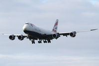 G-GSSD @ EDDF - British Airways World Cargo Boeing 747-8 - by Thomas Ranner