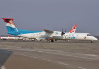 LX-LGE @ EDDR - Taxiing out to runway 09 via taxiways B and C. - by Wilfried_Broemmelmeyer