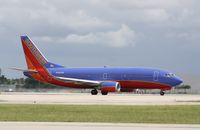 N606SW @ KPBI - Boeing 737-300 - by Mark Pasqualino