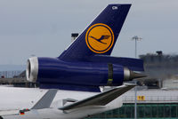 D-ALCN @ EGCC - Lufthansa Cargo - by Chris Hall