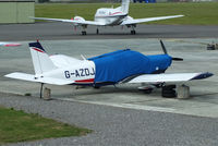 G-AZDJ @ EGFF - Delta Juliet Ltd - by Chris Hall