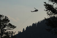 N58HJ - Working the Jaroso Fire near Cowles, New Mexico - by Zane Adams