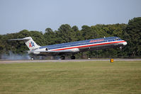 N964TW @ ORF - American Airlines 1999 McDonnell Douglas MD-83 N964TW (FLT AAL1333) from Dallas/Fort Worth Int'l (KDFW) landing RWY 23. - by Dean Heald