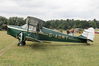 G-ADMT @ X1WP - De Havilland DH-87B Hornet Moth at The De Havilland Moth Club's 28th International Moth Rally at Woburn Abbey. August 2013. - by Malcolm Clarke