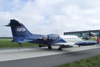 D-CGFE @ EDXN - Gates Learjet 36A of the GFD providing taget services for the german armed forces at the Spottersday of the Nordholz Airday 2013 celebrationg 100 Years of German Naval Aviation at Nordholz Naval Aviation Base - by Ingo Warnecke