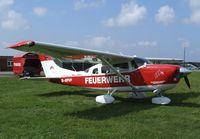 D-EFVP @ EDXN - Cessna 206H Stationair of the Lower Saxony fire brigade flying service (Feuerwehr-Flugdienst) at the Spottersday of the Nordholz Airday 2013 celebrationg 100 Years of German Naval Aviation at Nordholz Naval Aviation Base - by Ingo Warnecke
