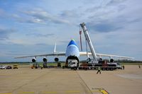 UR-82060 @ LDZA - The front of An-225 - by Paul H