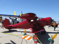 N4417S @ CMA - 1944 Beech D17S STAGGERWING, P&W R-985 Wasp Jr. 450 Hp - by Doug Robertson