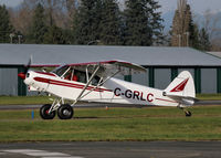 C-GRLC @ CYNJ - A comment from the owner...

 The Cub is brand new and just got it into the sky in May.  It took 7 years to complete, every part is new only thing that isn't is the Data plate and log books, these items  show the Cub as a1954 (really its a 2013).  - by Guy Pambrun