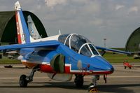 E44 @ LFOC - Dassault-Dornier Alpha Jet E (F-UHRE), Athos 08 of Patrouille De France 2013, Static Display, Châteaudun Air Base 279 (LFOC) - by Yves-Q