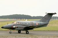 054 @ LFOA - Embraer EMB-121AA Xingu, Taxiing to holding point rwy 34, Avord Air Base 702 (LFOA) open day 2012 - by Yves-Q