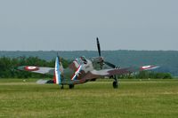 HB-RCF @ LFFQ - Morane Saulnier MS-412 (EKW D-3801), Swiss Historic Aircraft Collection, La Ferté-Alais Airfield (LFFQ) Air show 2012 - by Yves-Q