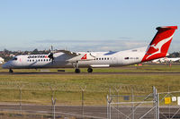 VH-LQB @ YSSY - taxiing to 34L - by Bill Mallinson