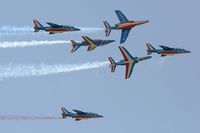 E85 @ LFDN - Dassault-Dornier Alpha Jet E (F-UGFF), Athos 01, Leader of Patrouille de France 2011, Rochefort-St Agnant AB 721 (LFDN-RCO) Open day 2011 - by Yves-Q