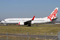 VH-VUF @ YSSY - taxi to 34R - by Bill Mallinson