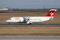HB-IYZ @ LOWW - Swiss European Avro RJ100 - by Andreas Ranner