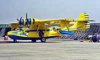 5B-PBY @ LGTG - Canadair-Vickers PBV-1A Canso [CV-333] (Athenian Airlift Services Ltd) Tanagra~SX 02/04/1998 - by Ray Barber
