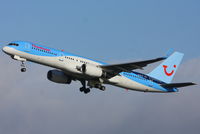 G-BYAY @ EGCC - Thomson - by Chris Hall