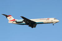 OE-LVK @ LOWW - Austrian Fokker 100 - by Thomas Ranner