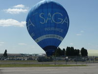 G-CEAV @ EGBP - G-CEAV at Kemble Air show June 2010. Advertising SAGA for us over 50's! - by BobH