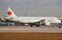 C-FPWD @ MIA - Air Canada AC Jetz A320 - by Florida Metal
