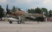 N2AD @ YIP - AD-1 Skyraider - by Florida Metal