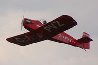 G-APVZ @ LFYG - Rollason Druine D.31 Turbulent, Cambrai-Niergnies Airfield (LFYG) open day Tiger Meet 2011 - by Yves-Q