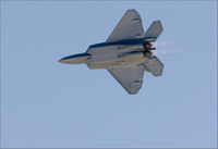 UNKNOWN @ LSV - F-22 - by Geoff Smith