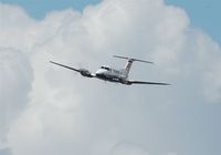 UNKNOWN @ EGFH - King Air B200 of 45(R) Squadron RAF flyby over Runway 22. - by Roger Winser