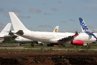 F-WJKF @ LFBT - Ex. Emirates stored in all white c/s. Ex. A6-EAI - by Shunn311
