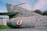 06 @ LFRV - Tail of Etendard IV.M n° 06 with badge of escadrille 59S, French Navy. - by J-F GUEGUIN