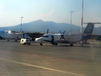 UNKNOWN @ LGAV - From seat 2A on SX-OBG just before we parked up - by Guitarist
