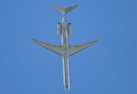 UNKNOWN @ KDPA - American Airlines MD-82 on base to RWY 10 KORD over KDPA. - by Mark Kalfas