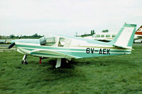 6V-AEK @ LFPN - Robin HR.100/250TR President [553] Toussus Le Noble~F 14/06/1981. From a slide. - by Ray Barber
