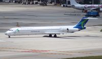 N803WA @ MIA - World Atlantic MD-82 - by Florida Metal