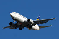 D-ABID @ EGLL - Boeing 737-530 [24818] (Lufthansa) Home~G 09/01/2011. On approach 27R. - by Ray Barber
