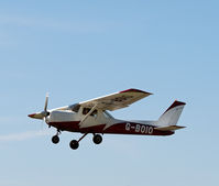 G-BOIO @ EGEO - About to land on Runway 19, Oban Airport. - by Jonathan Allen