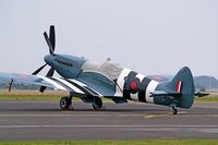 F-AZJS @ LFAC - Supermarine Spitfire PR.XIX [6S/585110] Calais~F 13/08/2006 - by Ray Barber