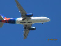 F-OZNC @ NZAA - On finals to AKL overhead flat bush. Best pic I could get with slow shutter camera - nearly made it a full frame!! - by magnaman