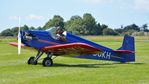 G-BUKH @ EGKA - 1. G-BUKH (The Tiger Club Turbulent Display Team) after great Barnstorming routine at the superb 25th Anniversary RAFA Shoreham Airshow. - by Eric.Fishwick