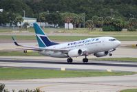 C-GTWS @ TPA - West Jet 737-700 - by Florida Metal