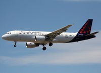OO-SNF @ LEBL - Landing rwy 25R - by Shunn311