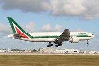 EI-ISA @ MIA - Alitalia 777-200 - by Florida Metal